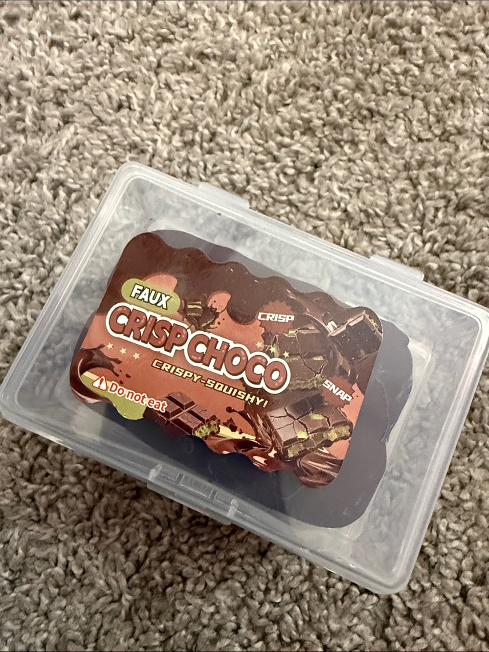 Chocolate crunchy Squishy